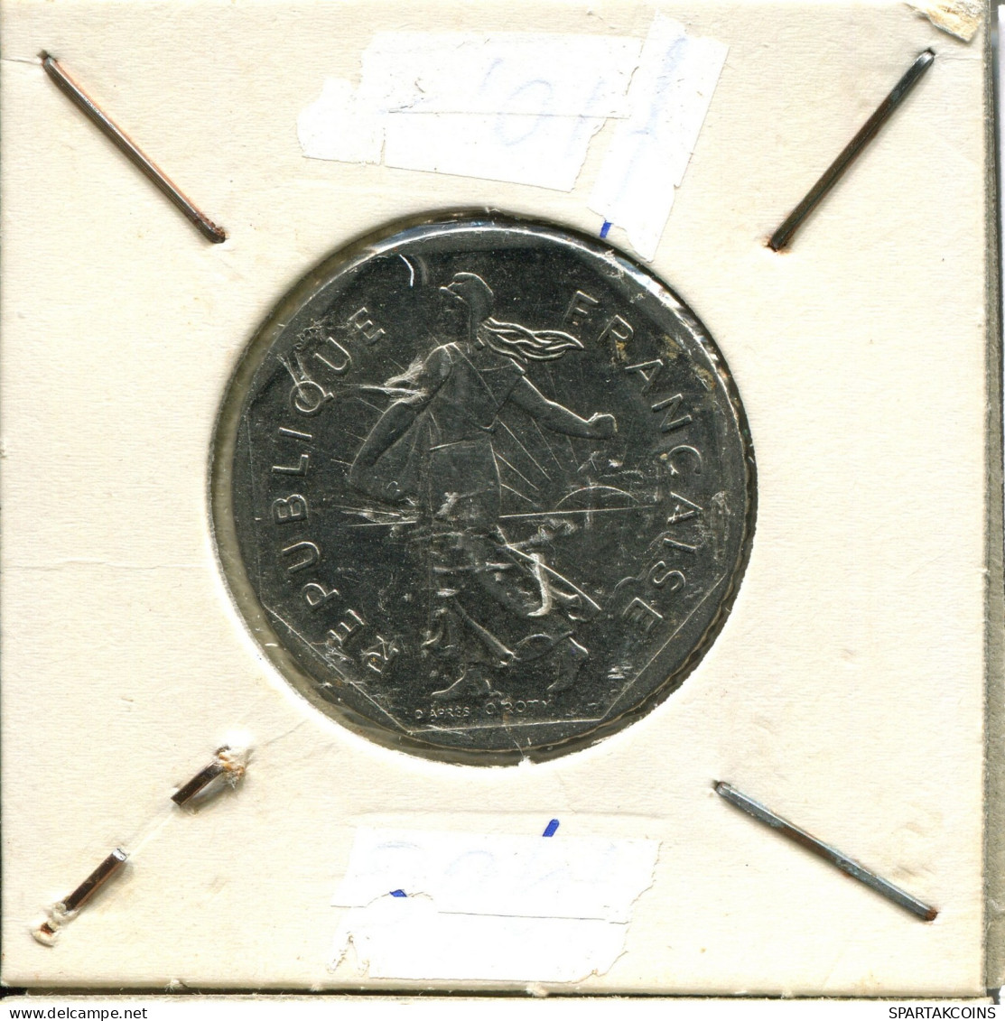 2 FRANCS 1979 FRANCE Coin #AW384.U.A - 2 Francs