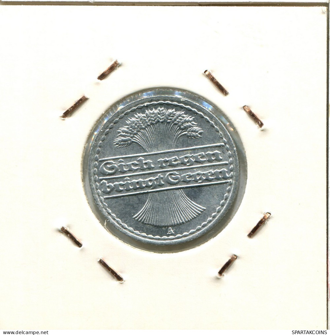 50 PFENNIG 1922 A ALEMANIA Moneda GERMANY #DB977.E.A - 50 Rentenpfennig & 50 Reichspfennig