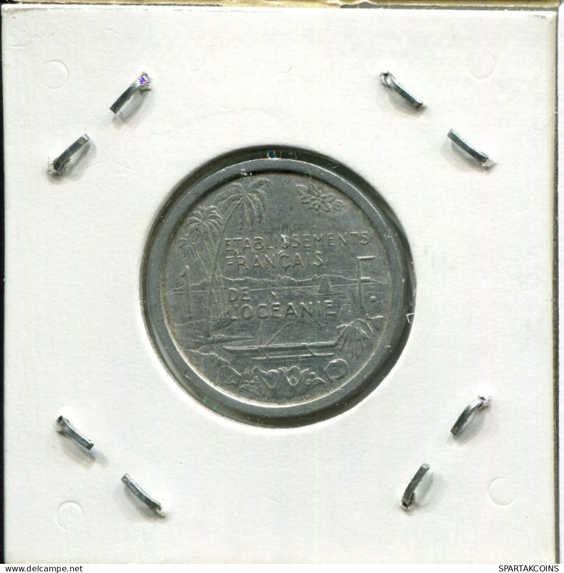 1 FRANC 1949 FRENCH OCEANIA Colonial Coin #AM497.U.A - Polynésie Française