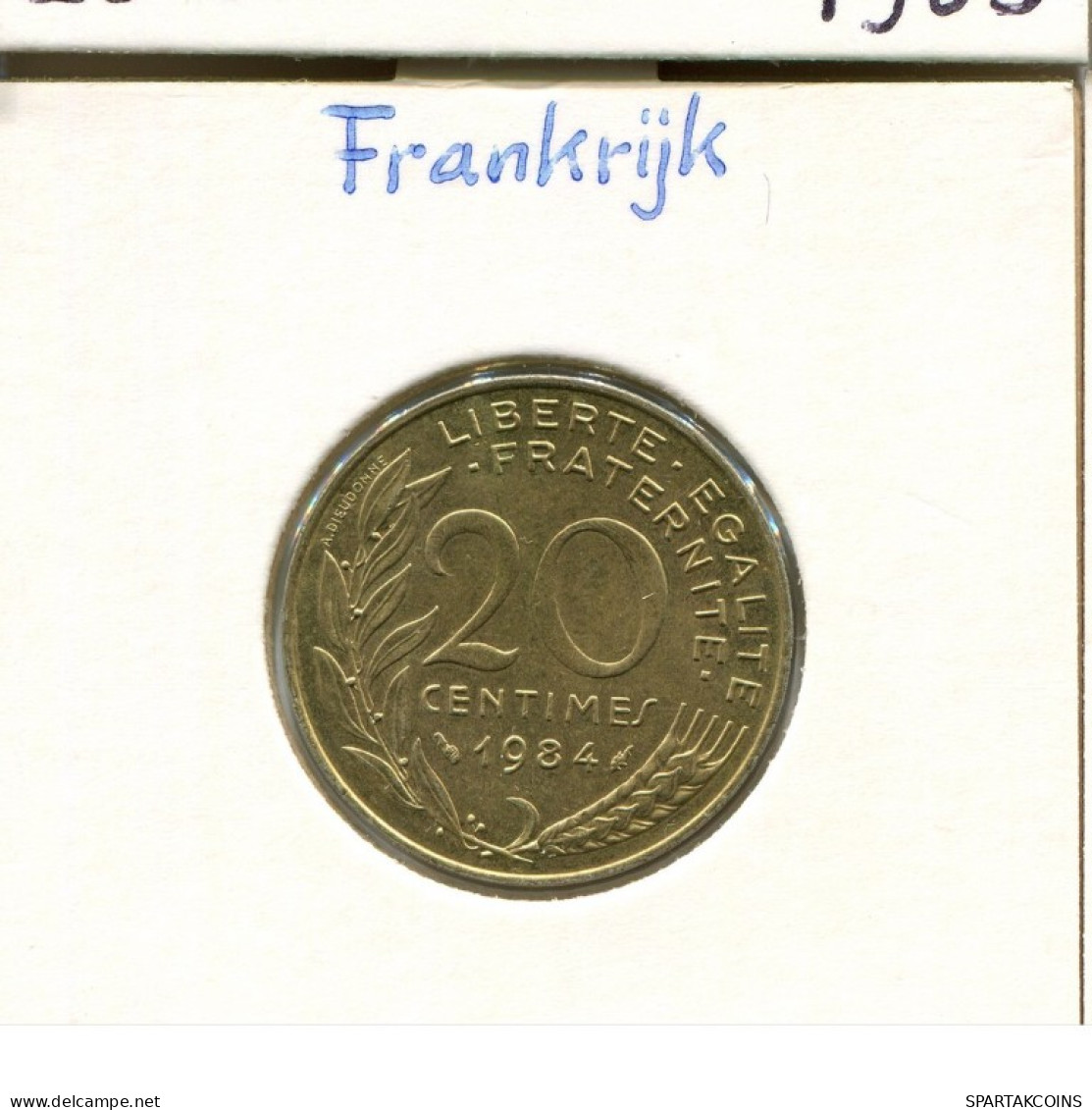 20 CENTIMES 1984 FRANCE Coin French Coin #AM180.U.A - 20 Centimes
