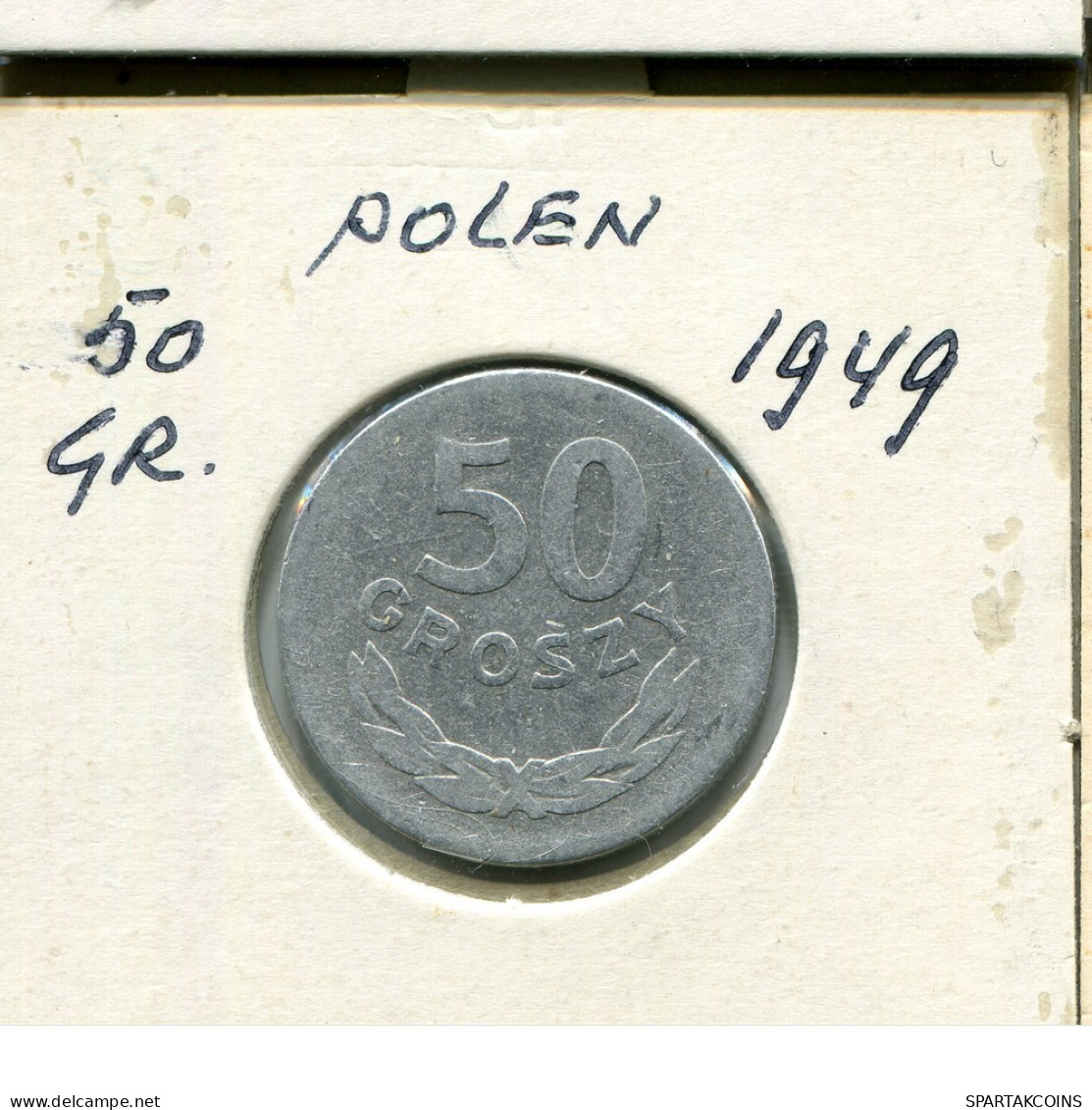 50 GROSZY 1949 POLONIA POLAND Moneda #AR777.E.A - Polonia