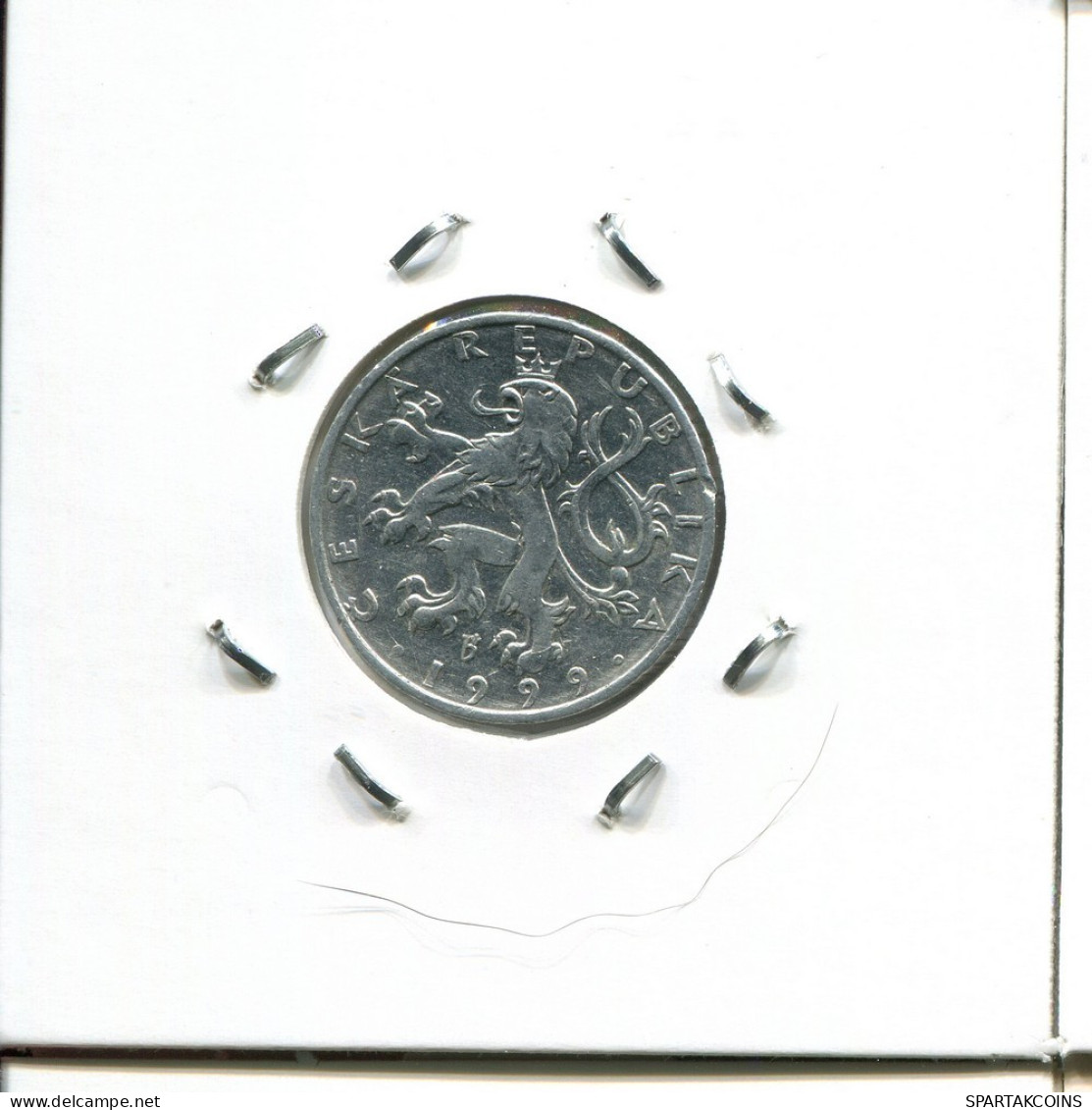 50 HELLER 1999 REPÚBLICA CHECA CZECH REPUBLIC Moneda #AP730.2.E.A - Tschechische Rep.
