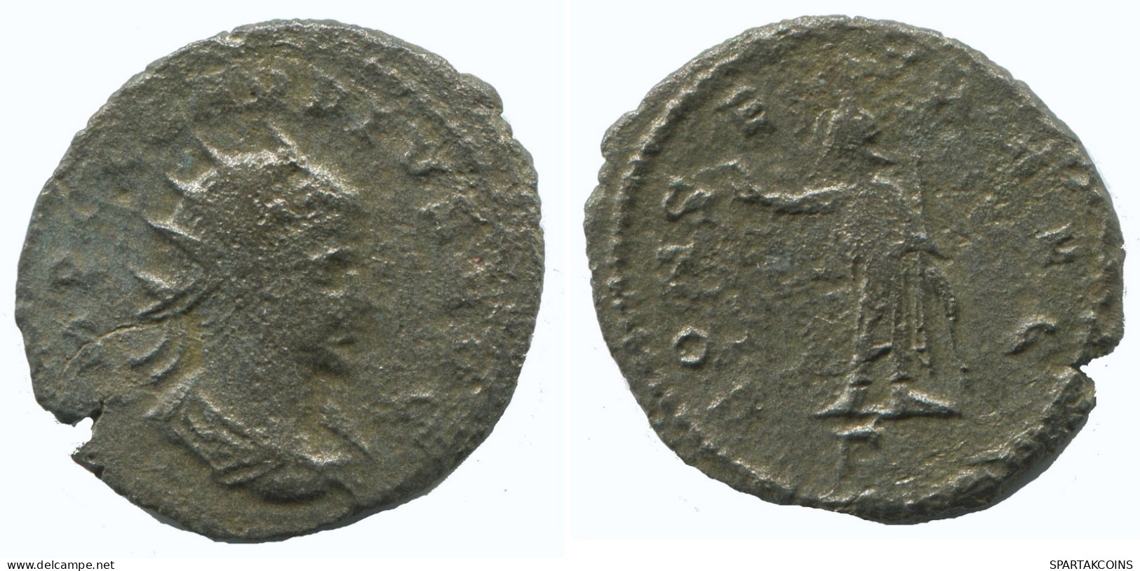 CLAUDIUS II ANTONINIANUS Antiochia Γ AD201 Conser AVG 3.2g/22mm #NNN1915.18.E.A - La Crisis Militar (235 / 284)