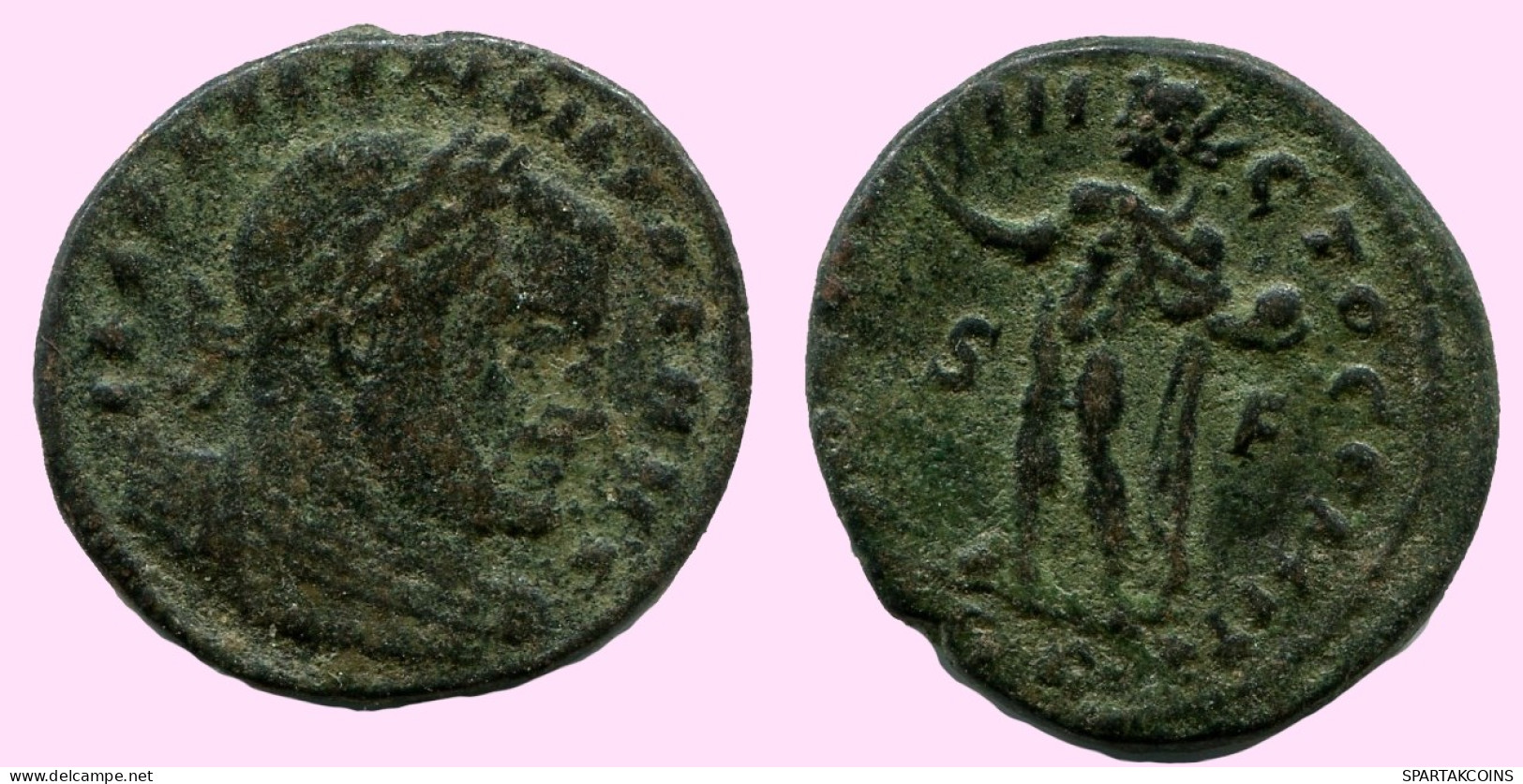 CONSTANTINE I Auténtico Original Romano ANTIGUOBronze Moneda #ANC12235.12.E.A - L'Empire Chrétien (307 à 363)