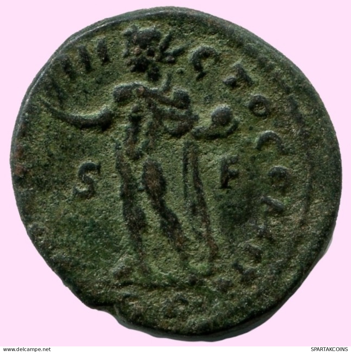 CONSTANTINE I Auténtico Original Romano ANTIGUOBronze Moneda #ANC12235.12.E.A - El Imperio Christiano (307 / 363)