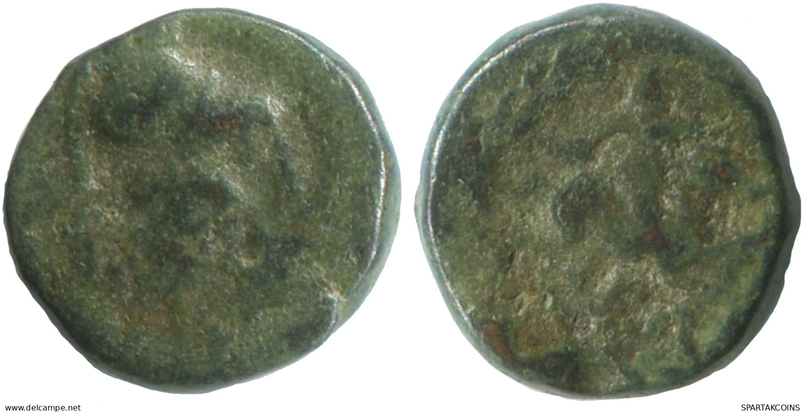 HORSEMAN Antiguo GRIEGO ANTIGUO Moneda 0.8g/9mm #SAV1415.11.E.A - Griechische Münzen