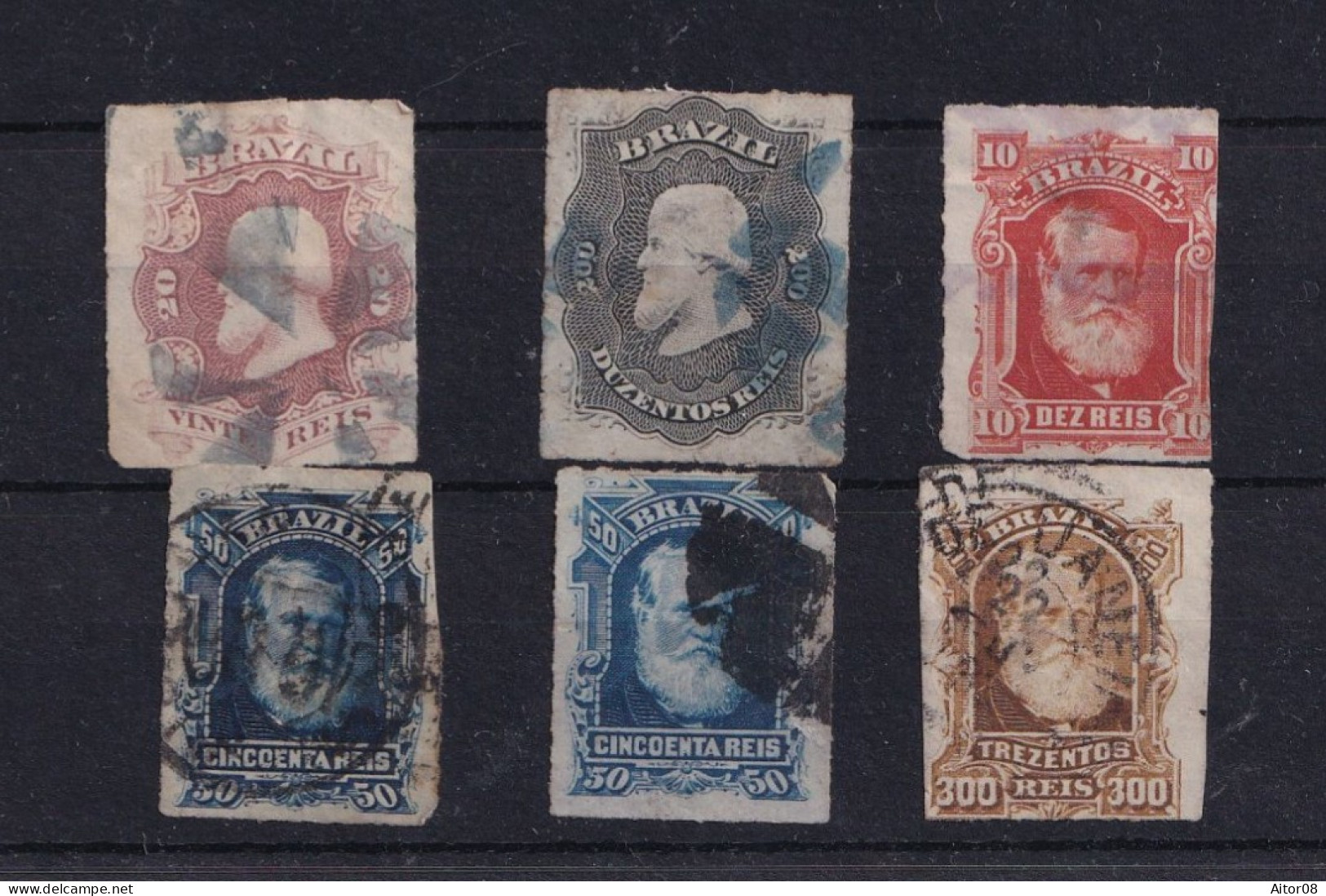 LOT DE TIMBRES CLASSIQUES OBLITERES DE 1866/79. INTERESSANT. . A VOIR - Gebraucht