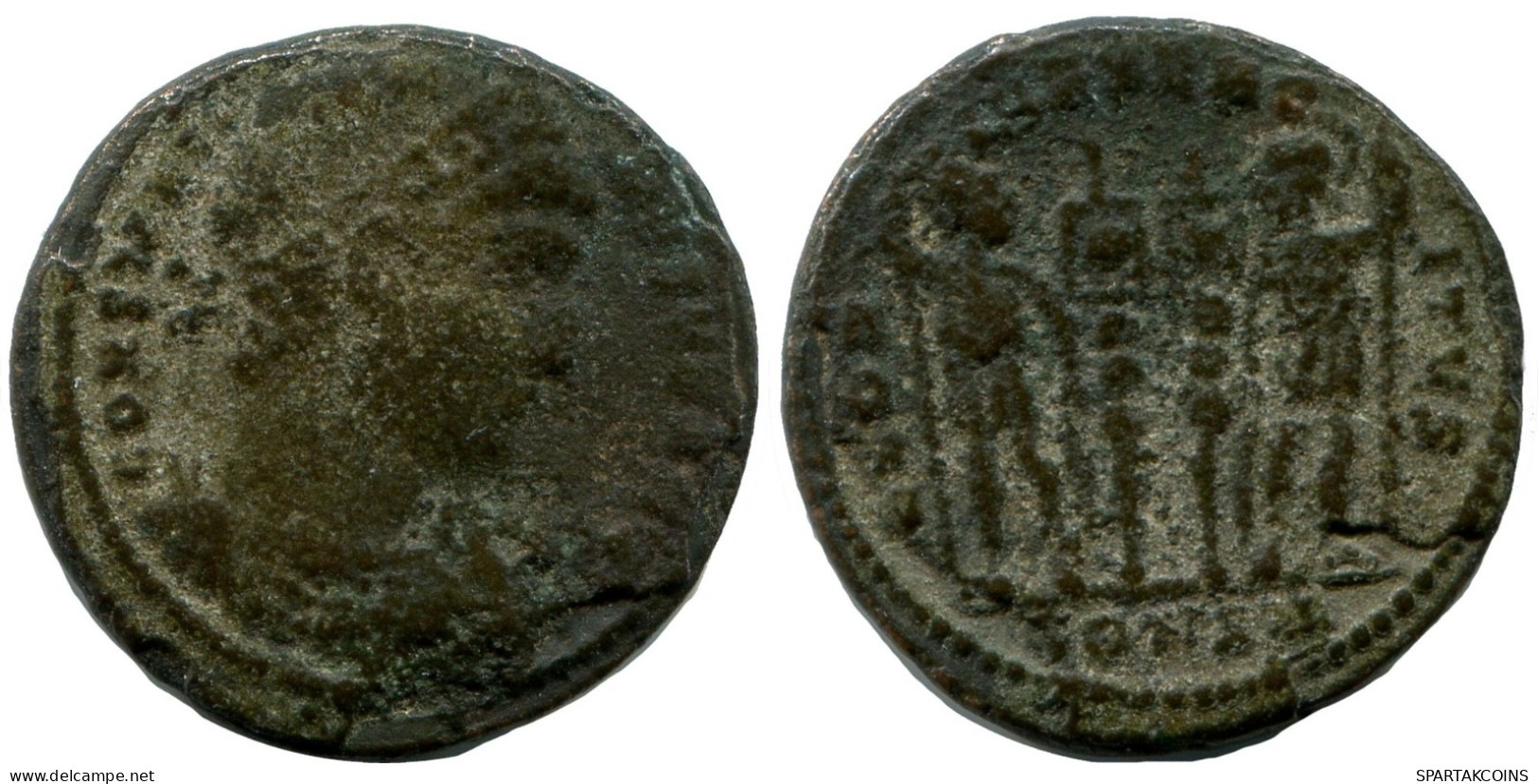 CONSTANTINE I CONSTANTINOPLE FROM THE ROYAL ONTARIO MUSEUM #ANC10776.14.D.A - L'Empire Chrétien (307 à 363)