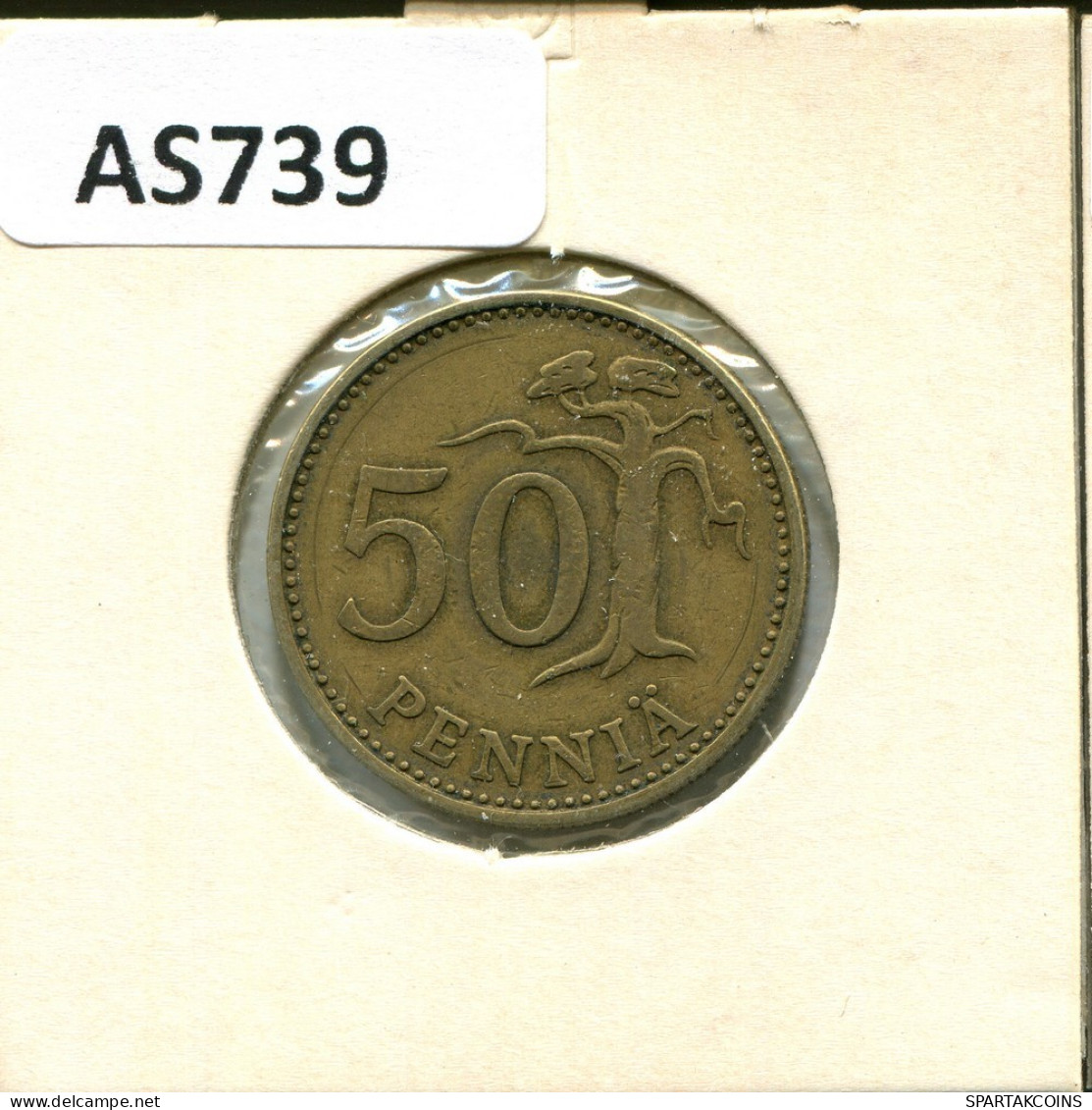 50 PENNYA 1963 FINNLAND FINLAND Münze #AS739.D.A - Finnland