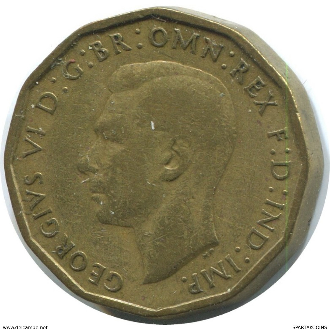 THREEPENCE 1942 UK GROßBRITANNIEN GREAT BRITAIN SILBER Münze #AG919.1.D.A - F. 3 Pence
