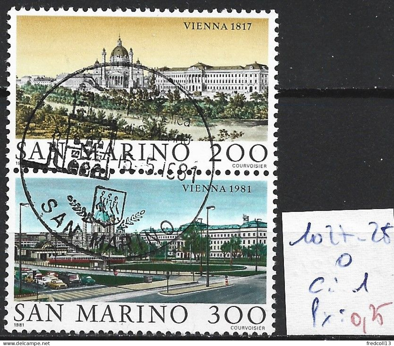 SAINT-MARIN 1027-28 Oblitérés Côte 1 € - Used Stamps