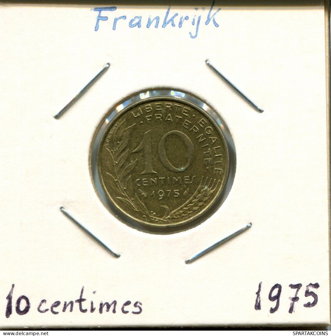 10 CENTIMES 1975 FRANCE Coin French Coin #AM129.U.A - 10 Centimes