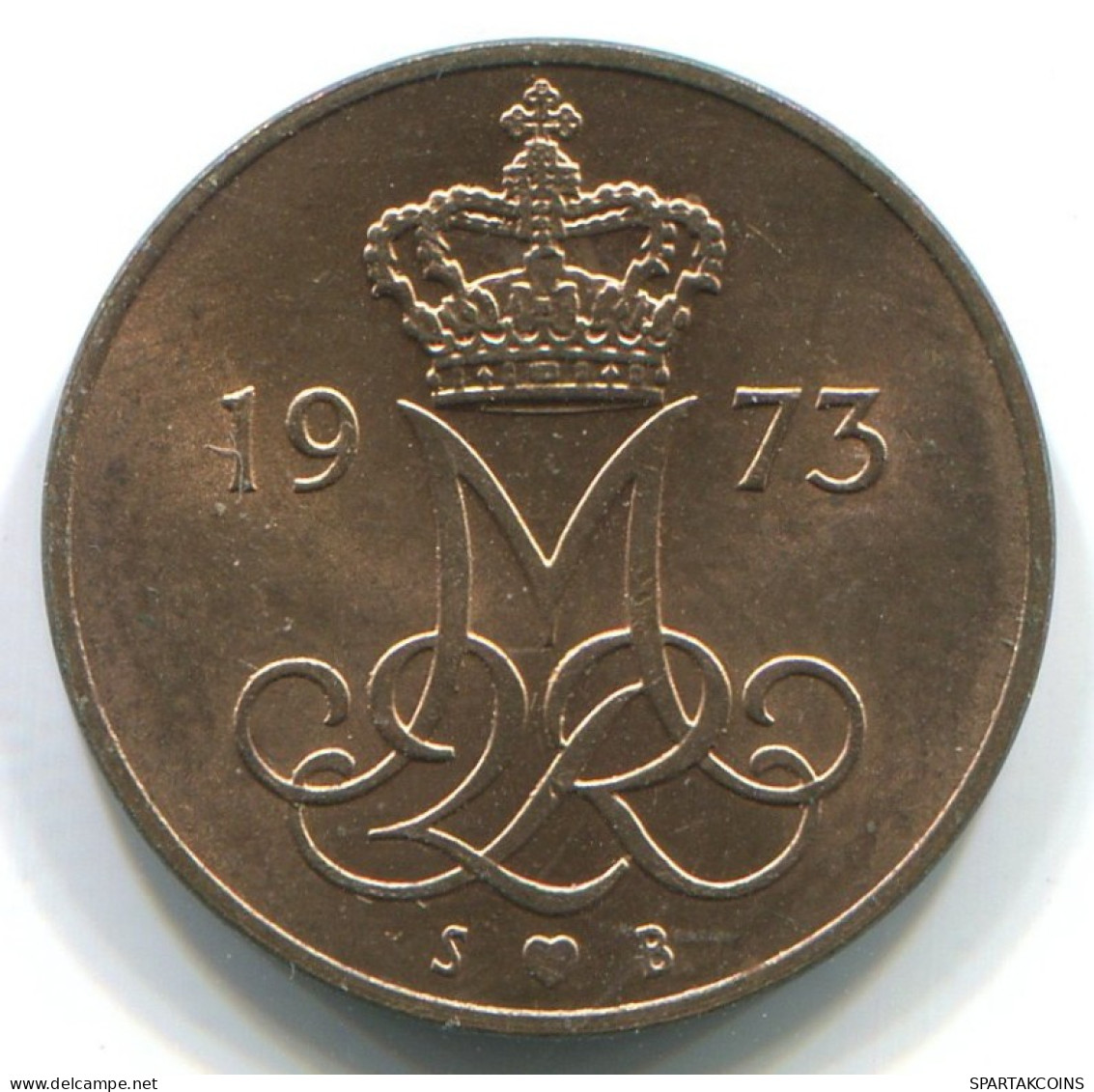 5 ORE 1973 DINAMARCA DENMARK Moneda #WW1030.E.A - Danemark