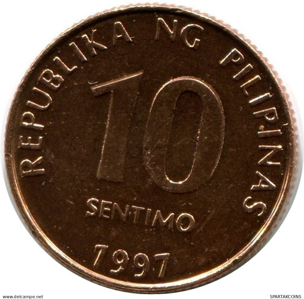 10 CENTIMO 1997 PHILIPPINEN PHILIPPINES UNC Münze #M10041.D.A - Philippines