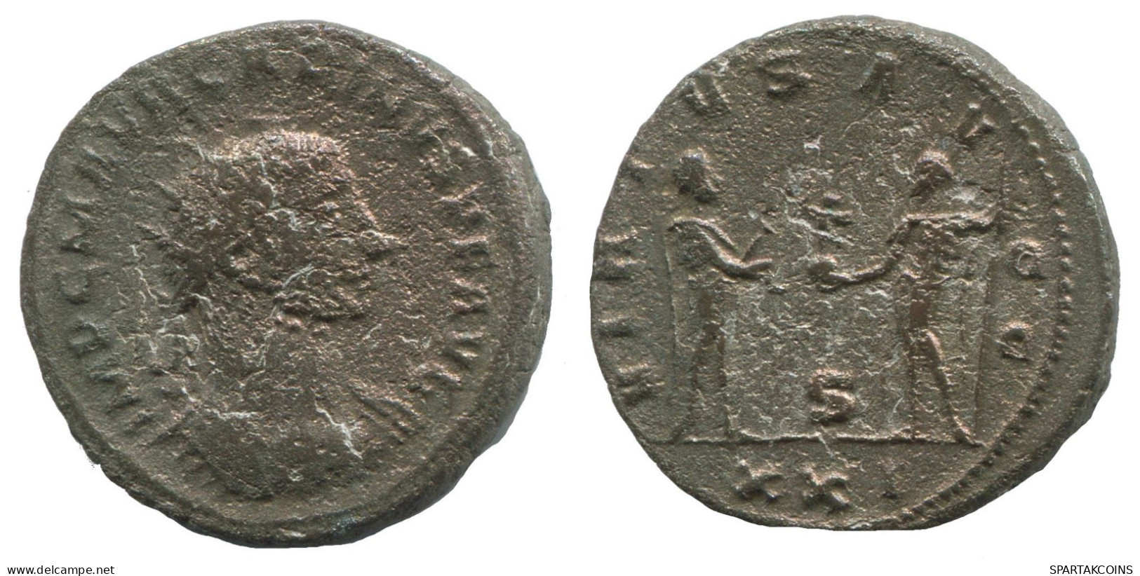 CARINUS ANTONINIANUS Antiochia S/xxi AD325 Virtus AVGG 3.9g/21mm #NNN1762.18.F.A - La Tetrarchía Y Constantino I El Magno (284 / 307)