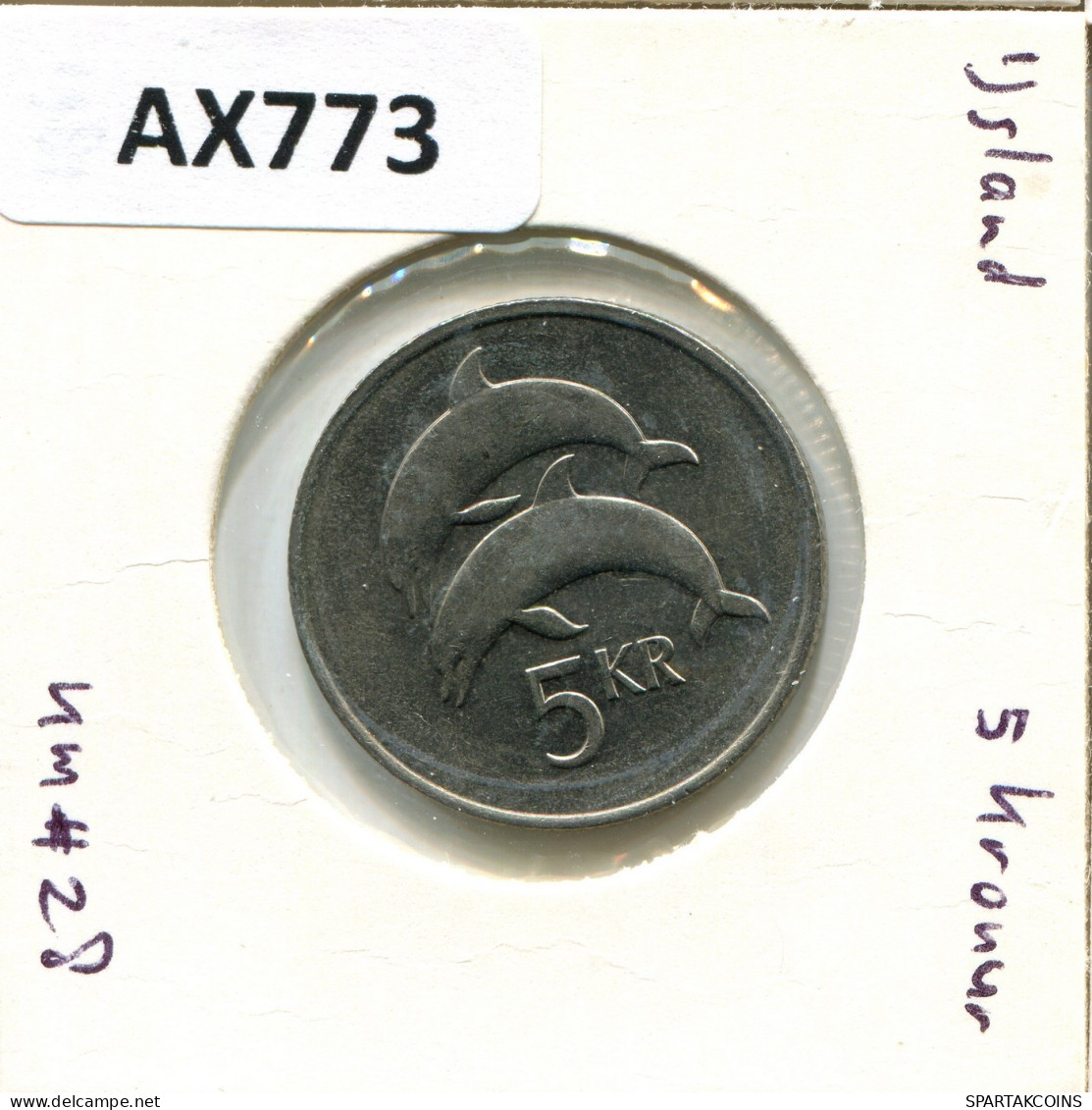 5 KRONUR 1981 ISLANDIA ICELAND Moneda #AX773.E.A - Island