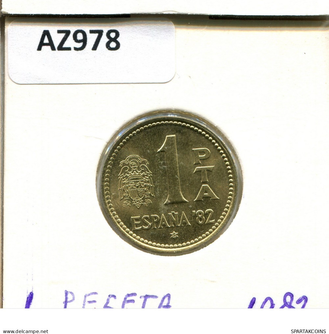 1 PESETA 1980 SPAIN Coin #AZ978.U.A - 1 Peseta