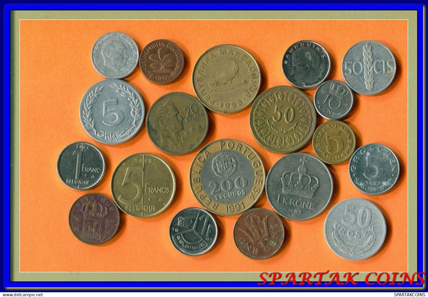 Collection WORLD Coin Mixed Lot Different COUNTRIES And REGIONS #L10061.2.U.A - Other & Unclassified