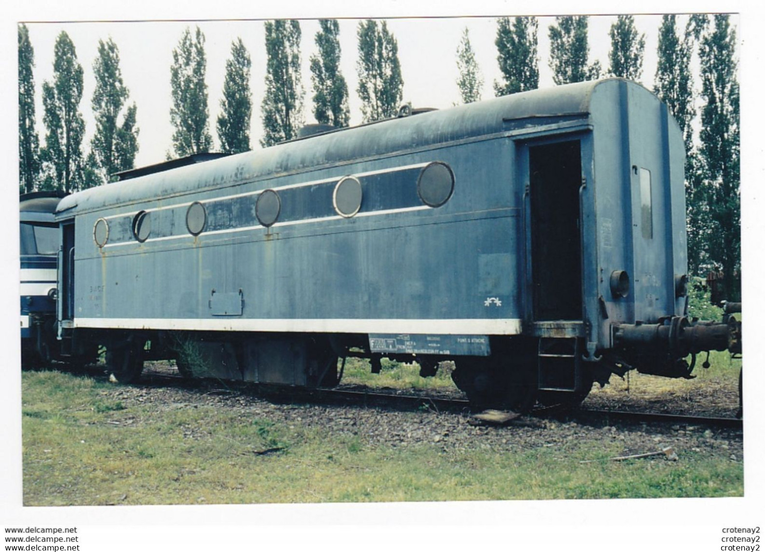 PHOTO Originale TRAINS Wagon Chaudière SNCF N°936 Non Datée - Eisenbahnen