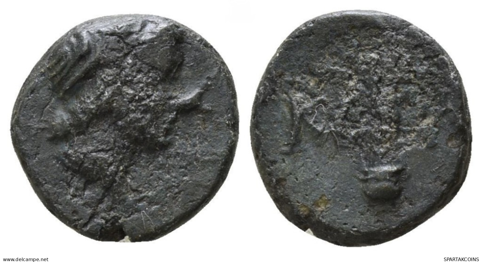 CARIA KAUNOS ALEXANDER PORTRAIT SWORD GREEK Coin 1.52g/10mm #ANT1067.8.U.A - Griechische Münzen