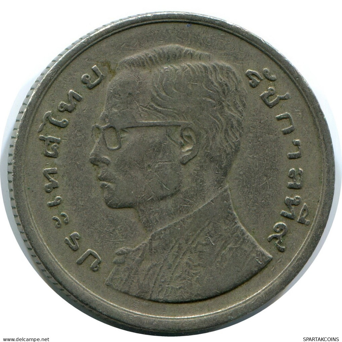 1 BAHT 1977 THAILAND Coin #AR879.U.A - Tailandia