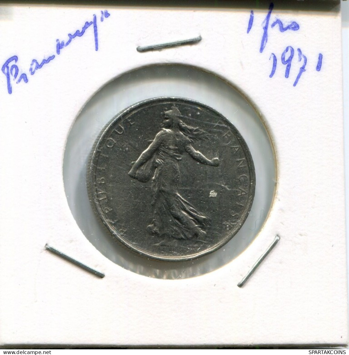 1 FRANC 1971 FRANCE Coin French Coin #AN964.U.A - 1 Franc