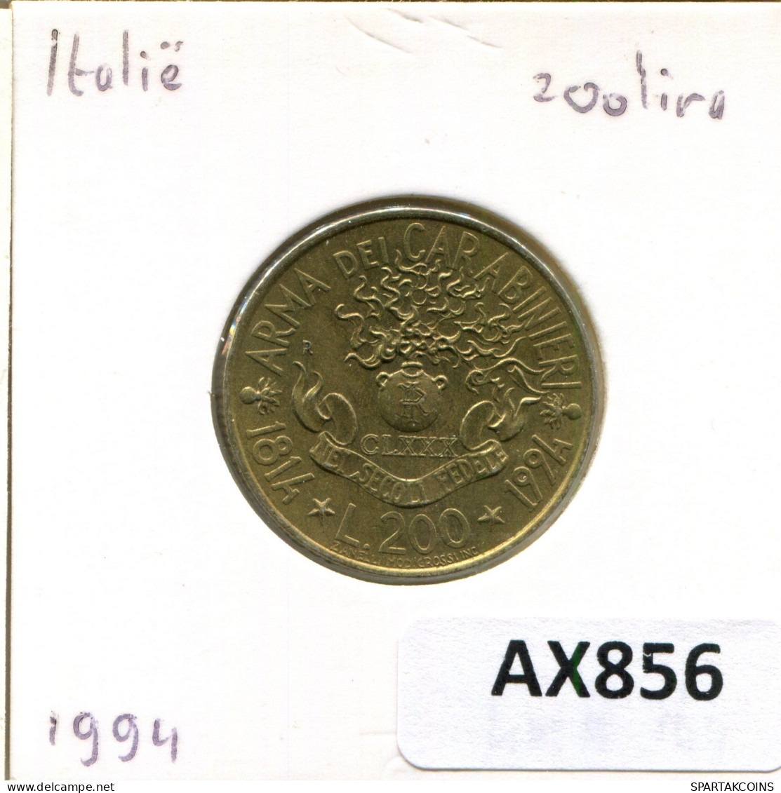 200 LIRE 1994 ITALY Coin #AX856.U.A - 200 Lire