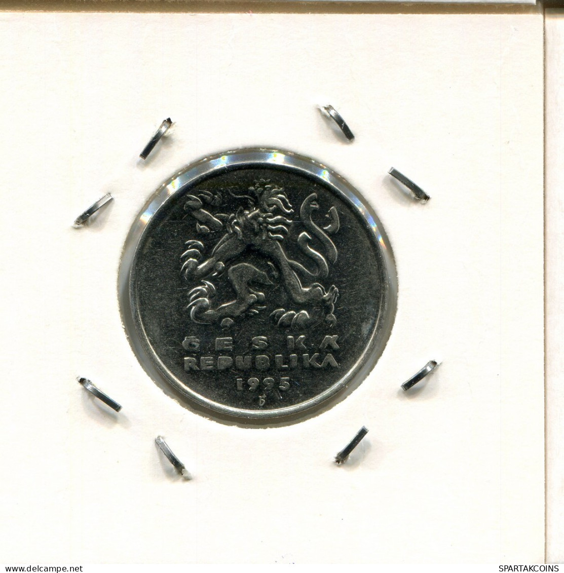 5 KORUN 1995 REPÚBLICA CHECA CZECH REPUBLIC Moneda #AP767.2.E.A - Repubblica Ceca