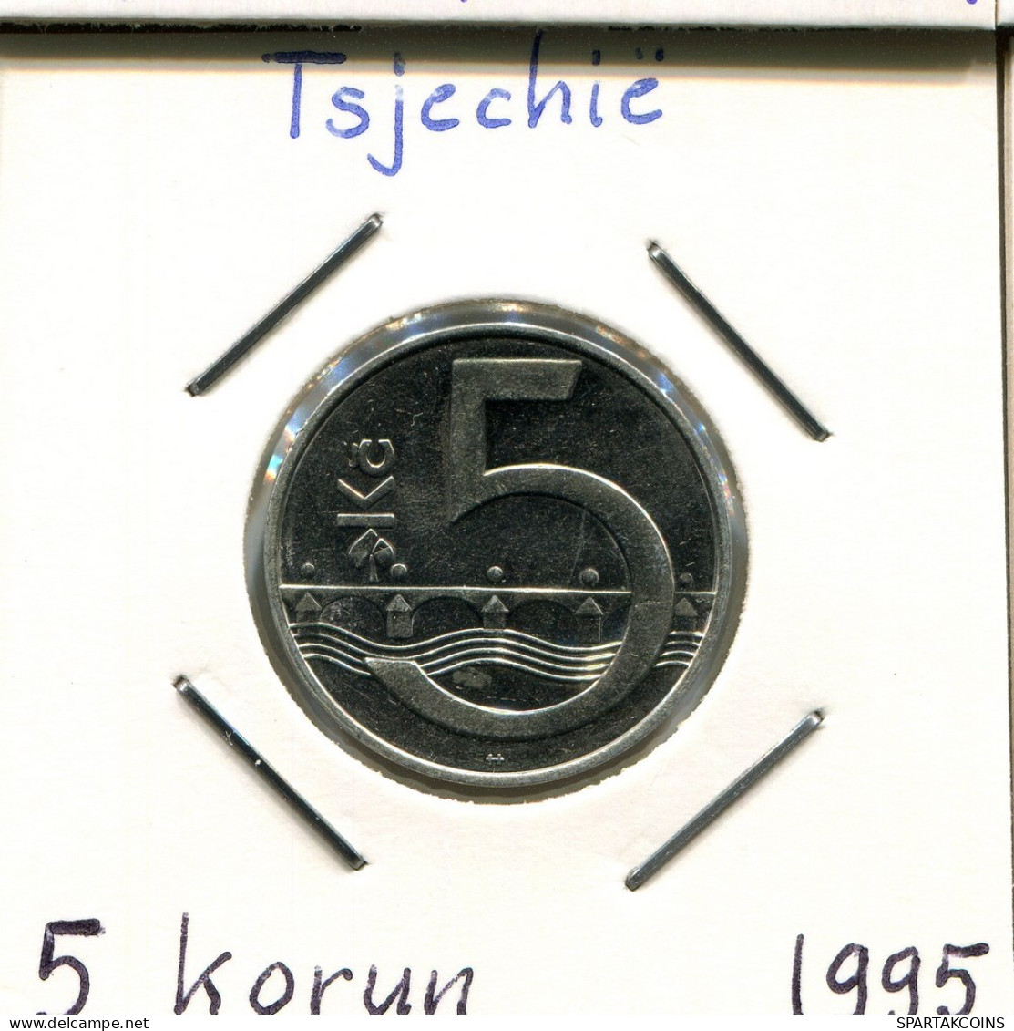5 KORUN 1995 REPÚBLICA CHECA CZECH REPUBLIC Moneda #AP767.2.E.A - Tchéquie