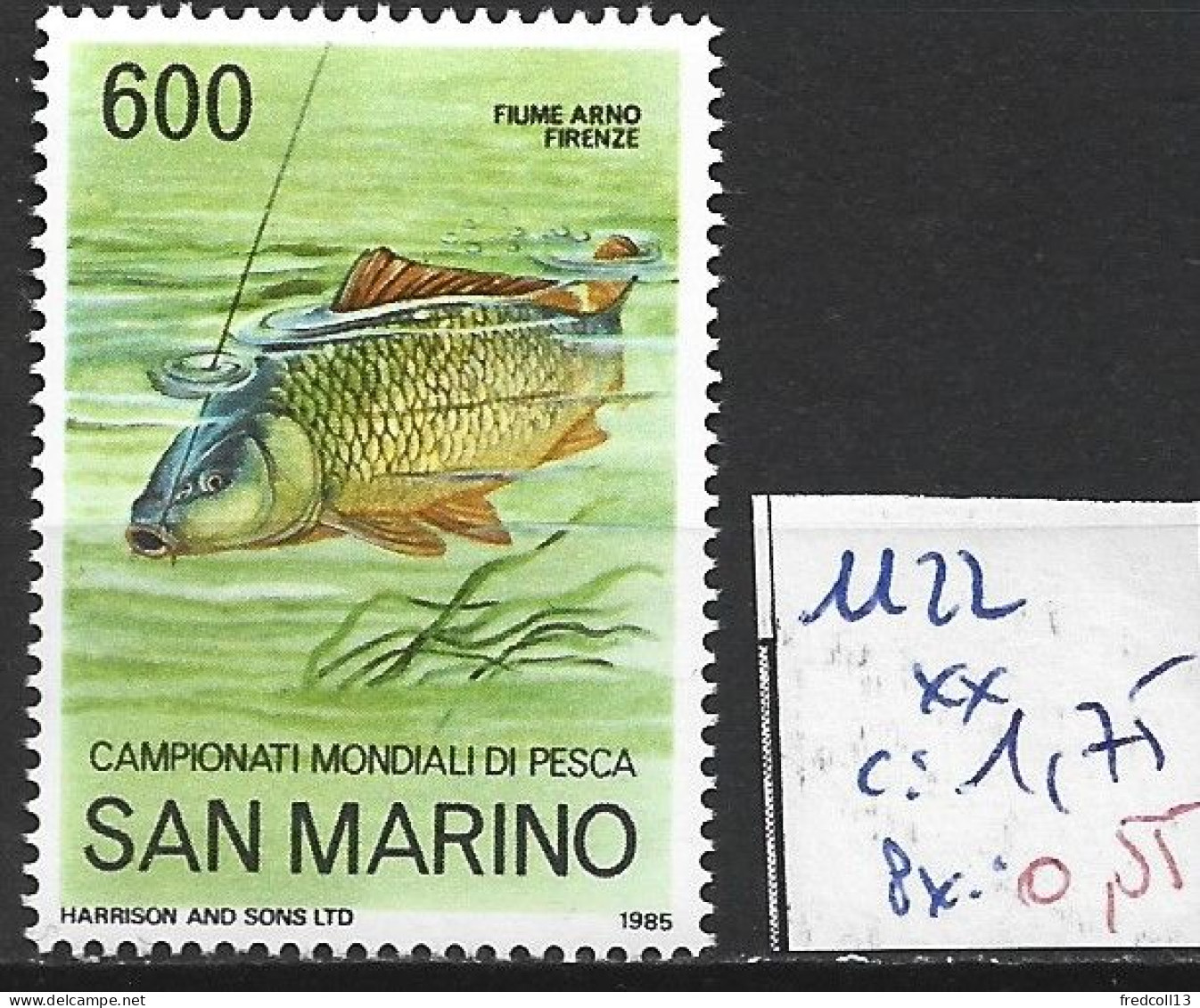 SAINT-MARIN 1122 ** Côte 1.75 € - Unused Stamps