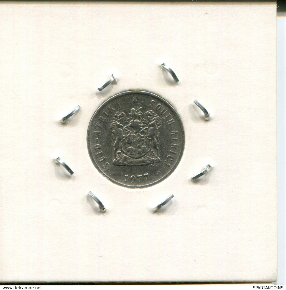 5 CENTS 1977 SOUTH AFRICA Coin #AS285.U.A - Afrique Du Sud