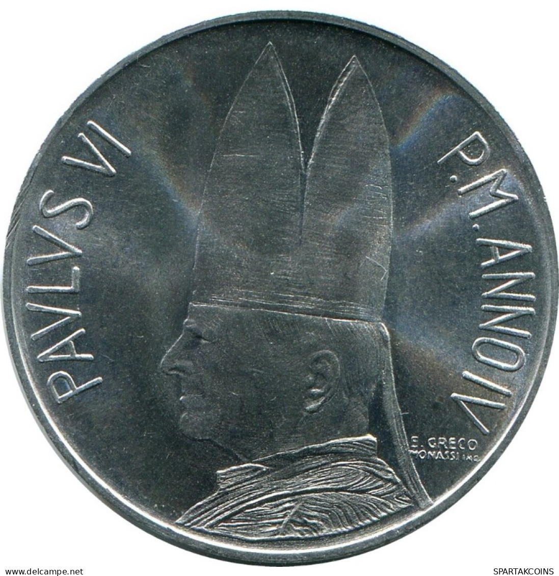 10 LIRE 1966 VATIKAN VATICAN Münze Paul VI (1963-1978) #AH362.13.D.A - Vaticano (Ciudad Del)