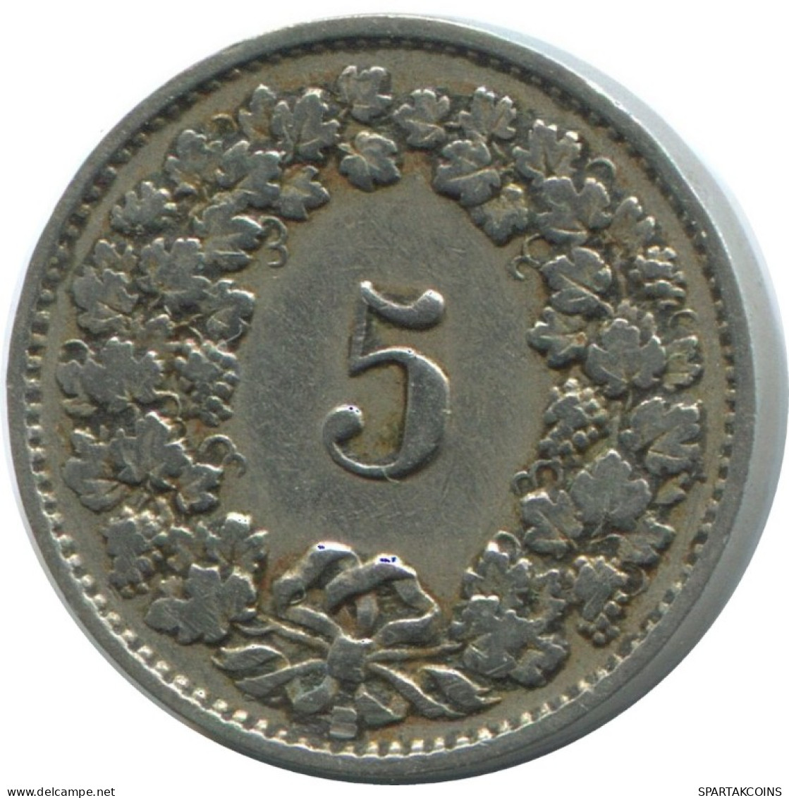5 RAPPEN 1927 B SUIZA SWITZERLAND Moneda HELVETIA #AD926.2.E.A - Altri & Non Classificati