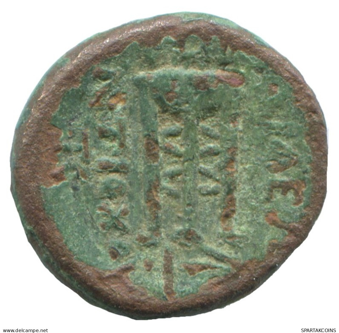 APOLLO TRIPOD Auténtico ORIGINAL GRIEGO ANTIGUO Moneda 3.4g/16mm #AA222.15.E.A - Griechische Münzen
