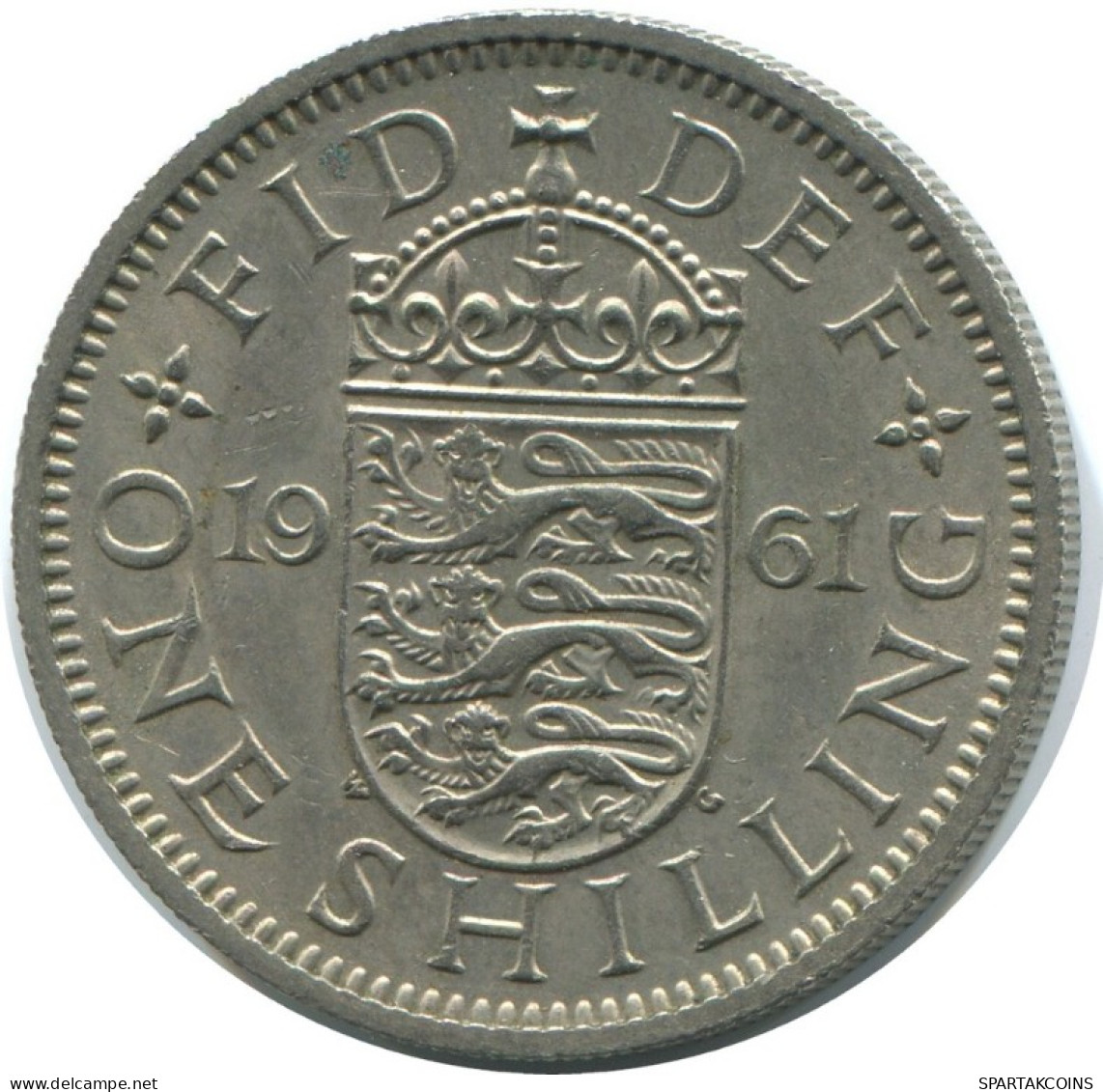 SHILLING 1961 UK GBAN BRETAÑA GREAT BRITAIN Moneda #AG989.1.E.A - I. 1 Shilling