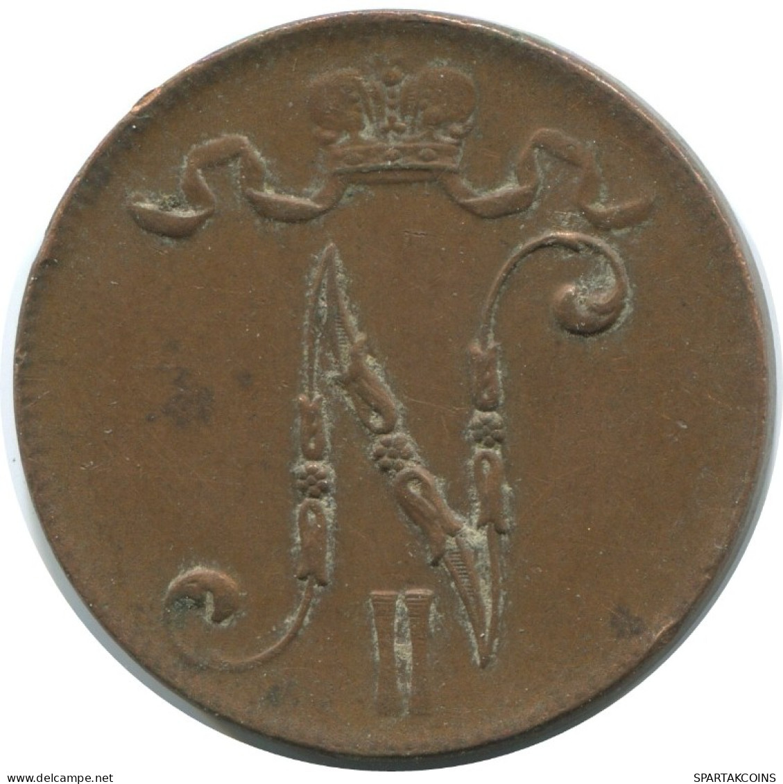 5 PENNIA 1916 FINLAND Coin RUSSIA EMPIRE #AB269.5.U.A - Finnland