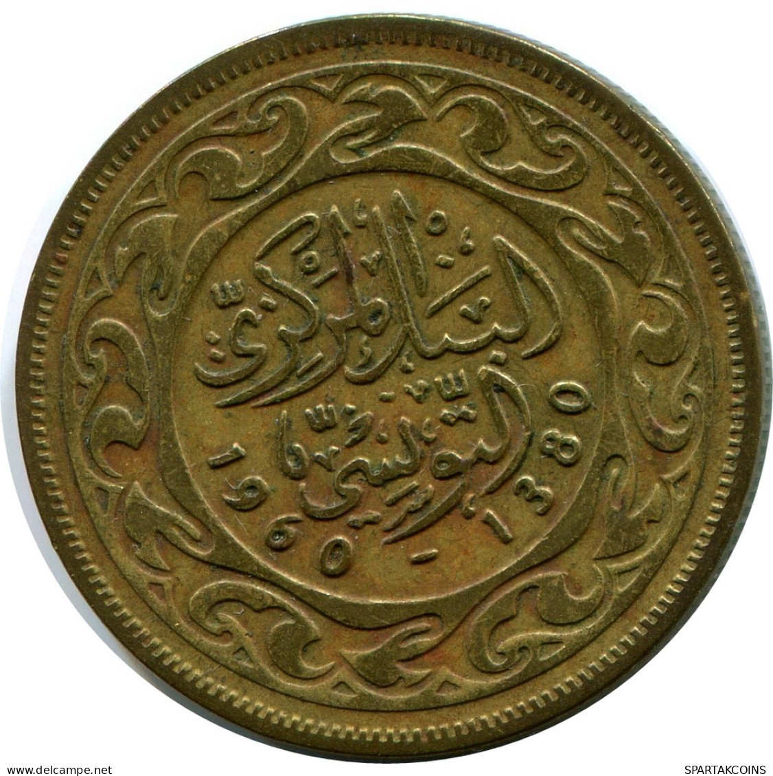 50 MILLIMES 1960 TUNESIEN TUNISIA Münze #AR041.D.A - Tunisie