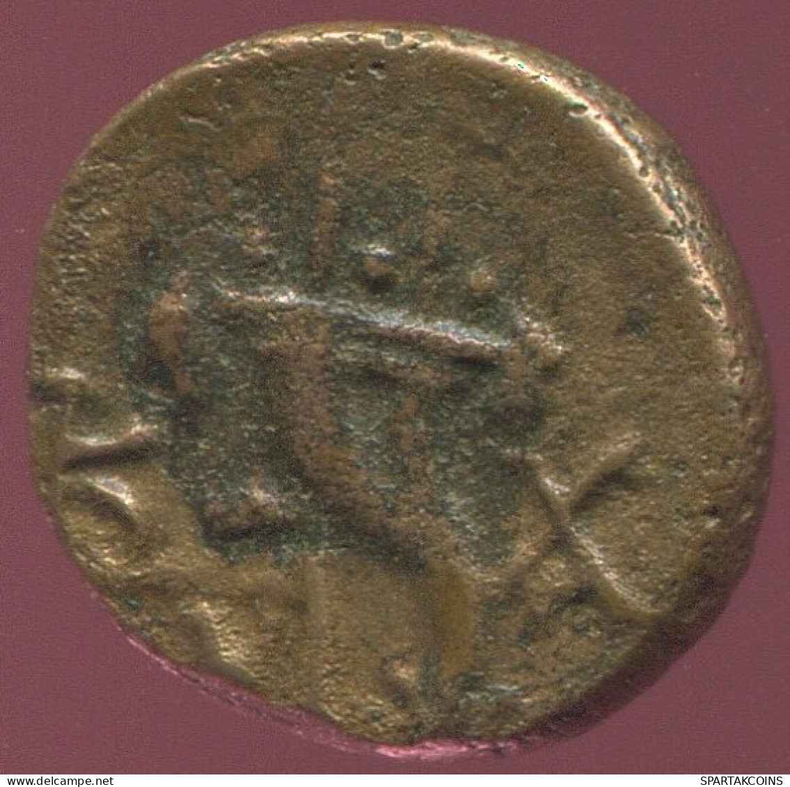 Alexander Cornucopia Bronze GRIEGO ANTIGUO Moneda 1g/12mm #ANT1484.9.E.A - Griechische Münzen