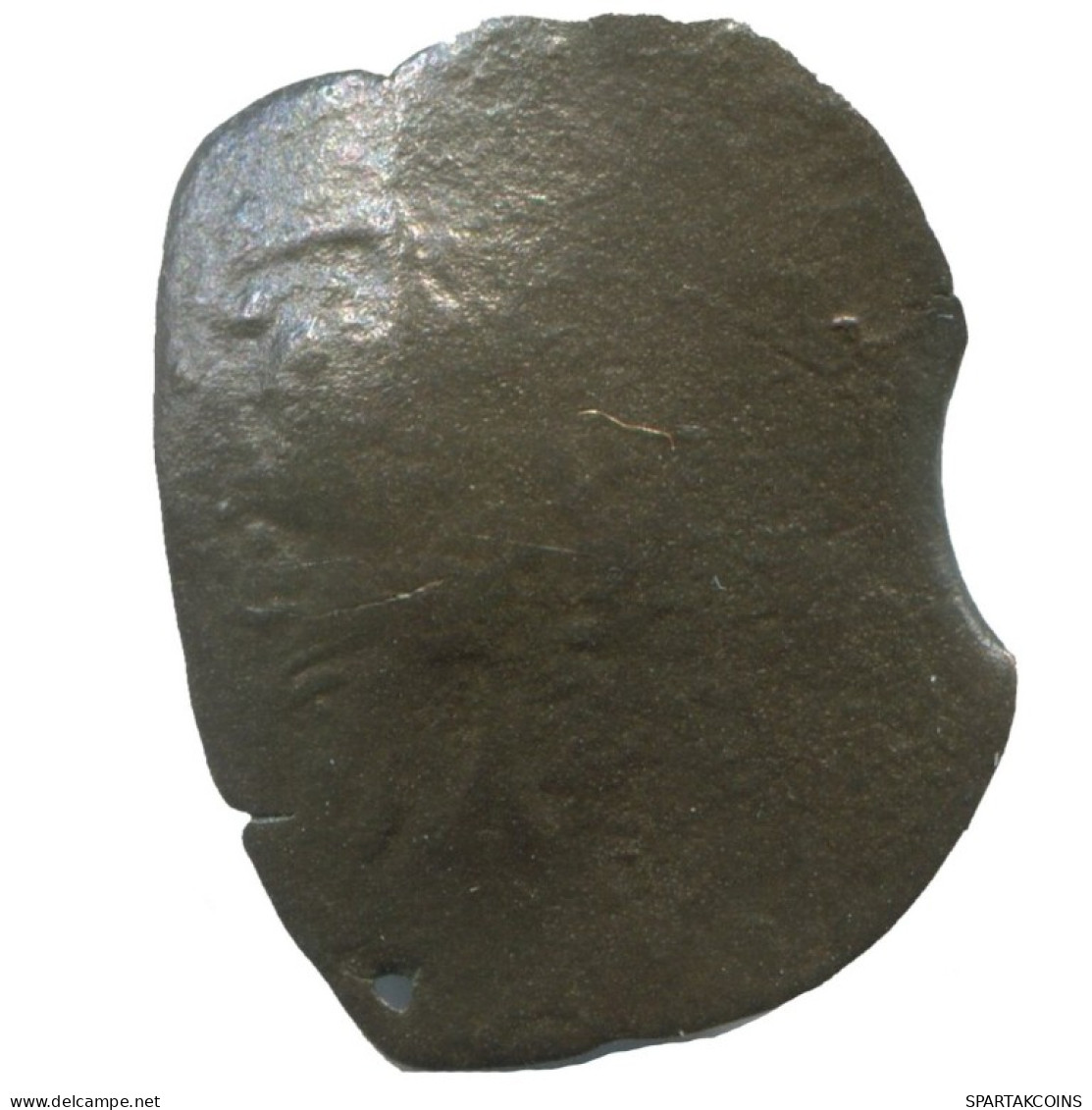 Authentique Original Antique BYZANTIN EMPIRE Trachy Pièce 0.8g/19mm #AG729.4.F.A - Byzantinische Münzen