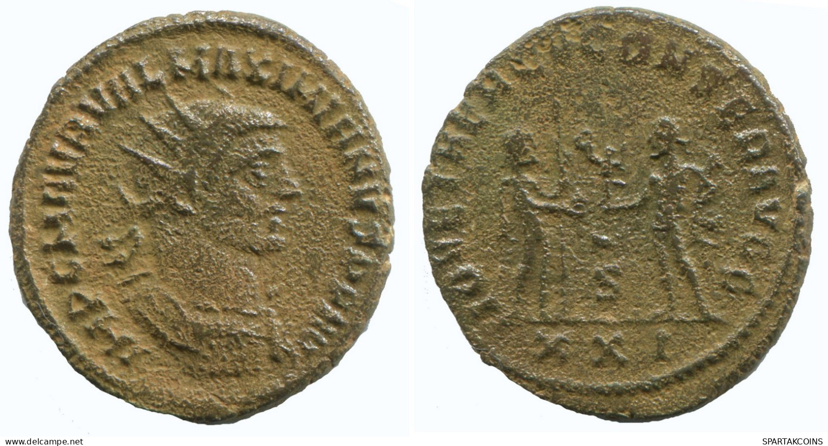 MAXIMIANUS ANTONINIANUS Antiochia S/xxi Iovetherc 4.3g/21mm #NNN1842.18.F.A - The Tetrarchy (284 AD To 307 AD)