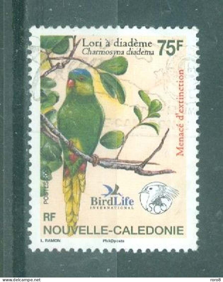 NOUVELLE-CALEDONIE - N°978 Oblitéré - Faune. Oiseaux De Nouvekke-Calédonie En Voie De Disparition. - Usati