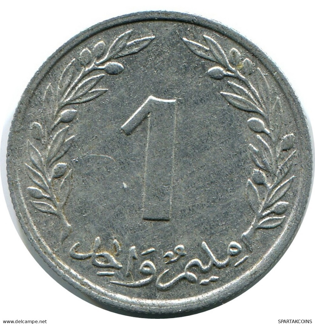 1 MILLIEME 1960 TUNISIA Coin #AP472.U.A - Tunesien