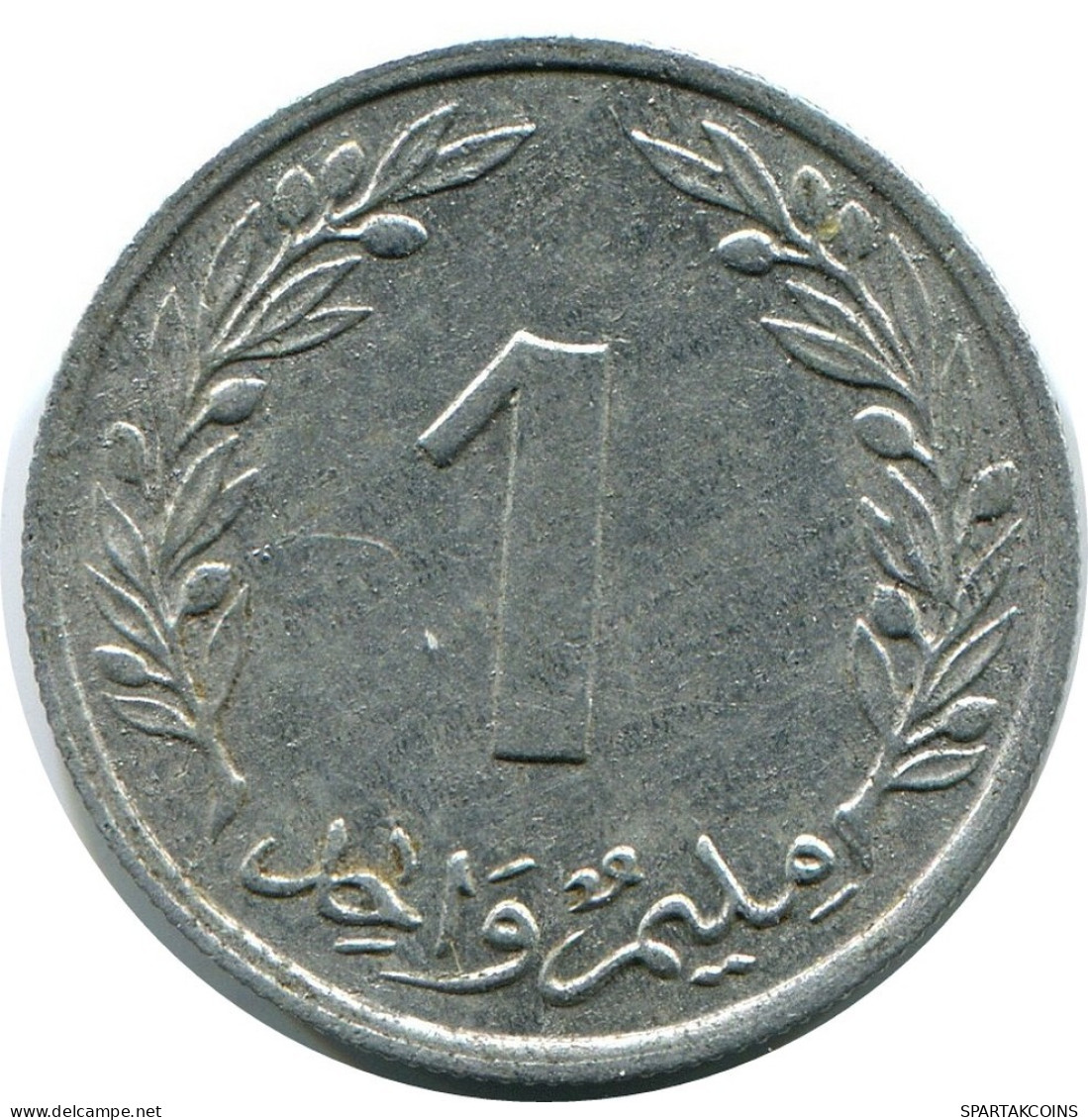 1 MILLIEME 1960 TUNISIA Coin #AP472.U.A - Tunisie