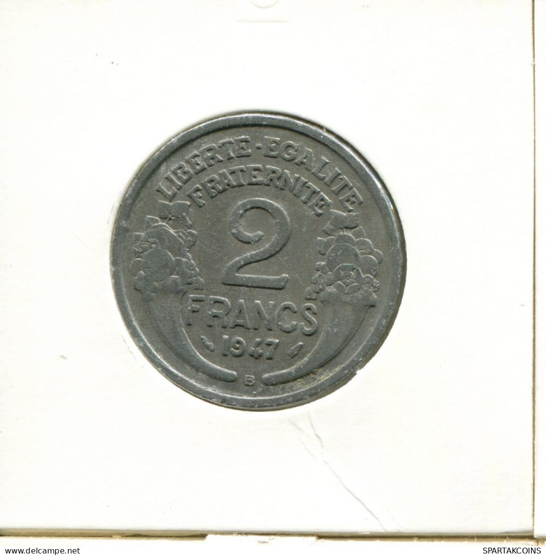 2 FRANCS 1947 B FRANCIA FRANCE Moneda #AK652.E.A - 2 Francs