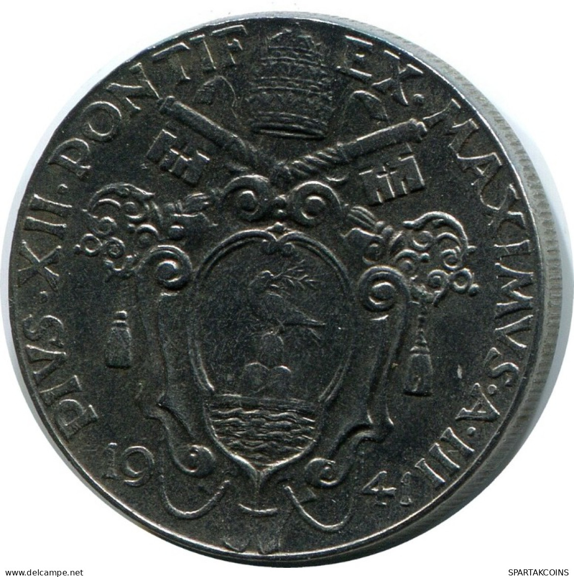 20 CENTESIMI 1941 VATICANO VATICAN Moneda Pius XII (1939-1958) #AH340.16.E.A - Vaticano (Ciudad Del)