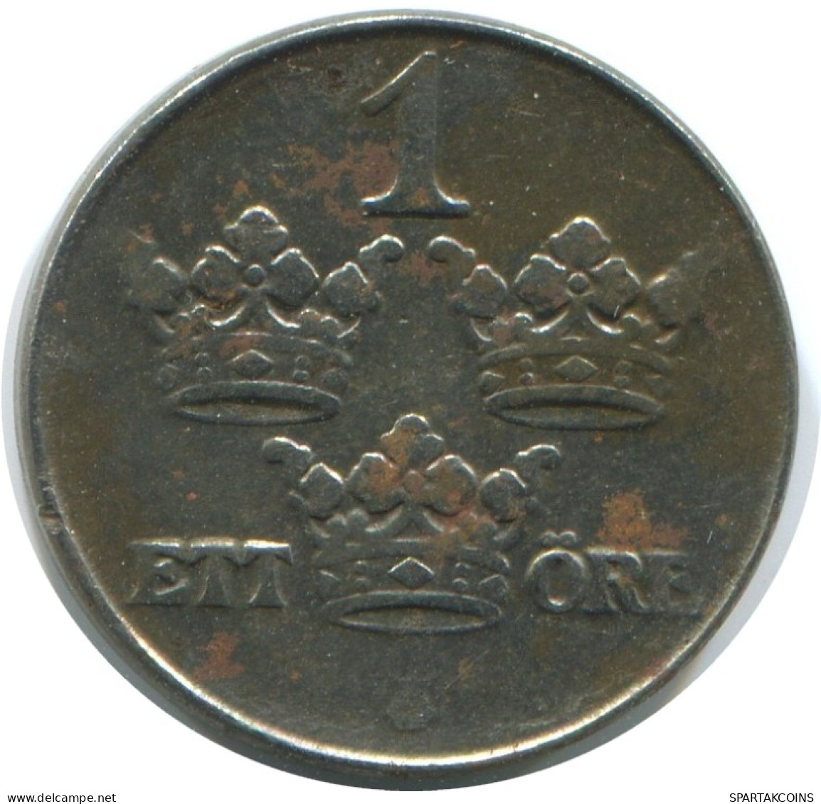 1 ORE 1917 SWEDEN Coin #AC530.2.U.A - Zweden