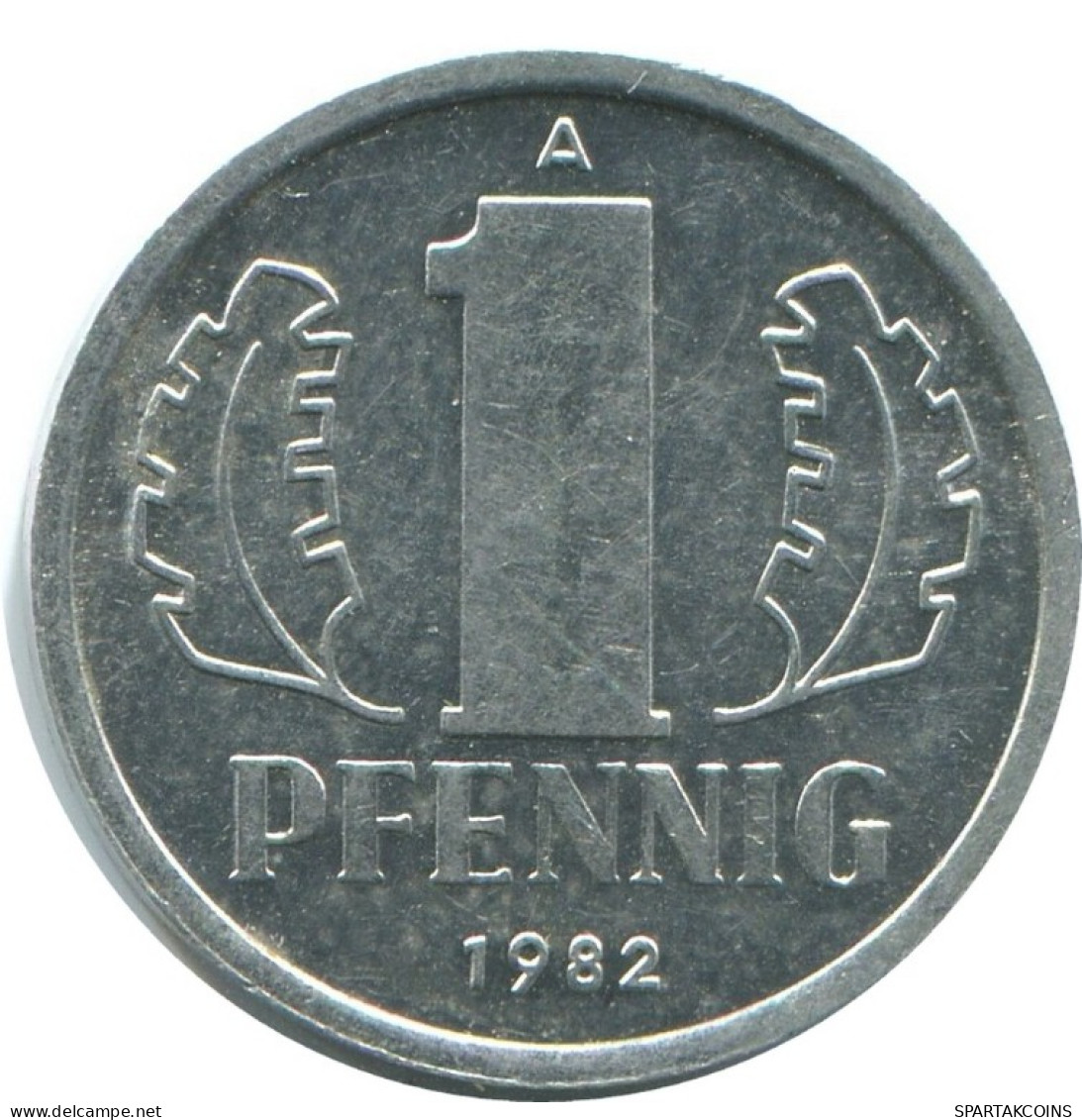 1 PFENNIG 1982 A DDR EAST DEUTSCHLAND Münze GERMANY #AE045.D.A - 1 Pfennig