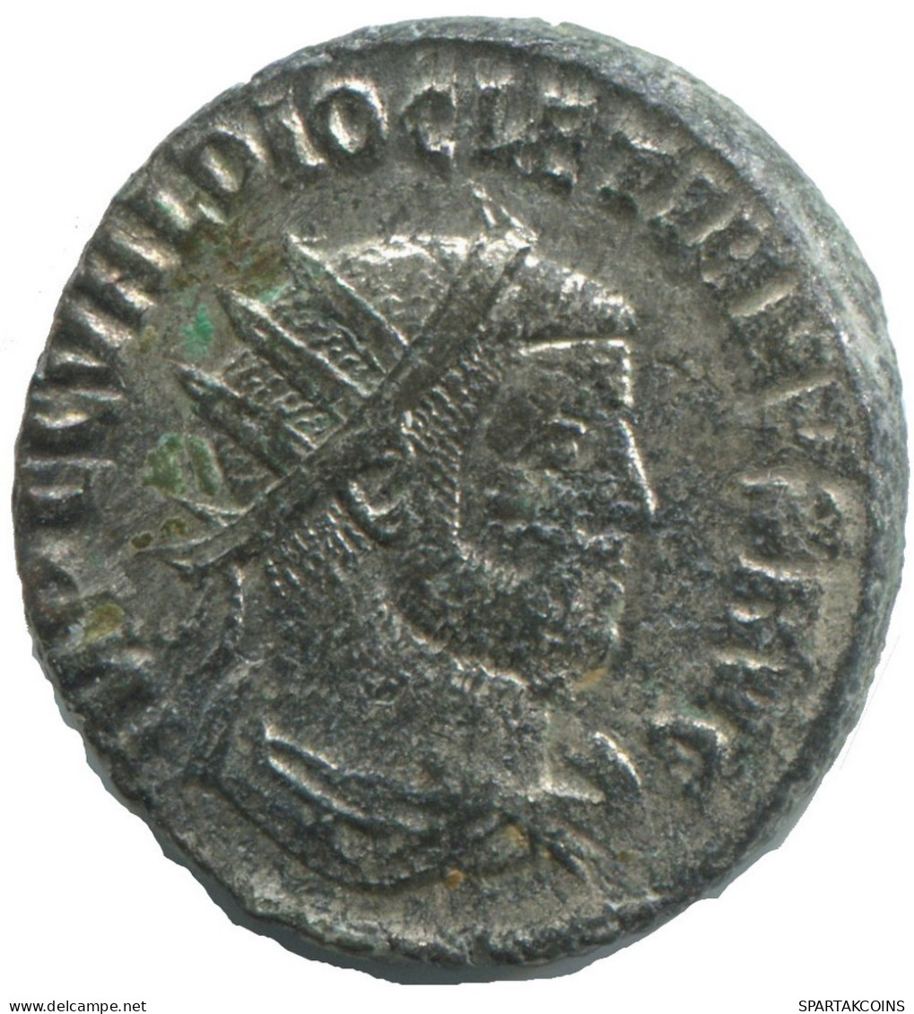 DIOCLETIAN ANTIOCH AXXI AD293-295 SILVERED LATE ROMAN Moneda 4g/20mm #ANT2688.41.E.A - Die Tetrarchie Und Konstantin Der Große (284 / 307)