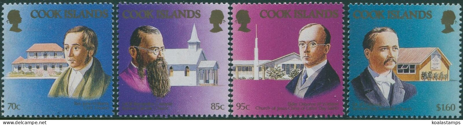 Cook Islands 1990 SG1232-1235 Christianity Set MNH - Cookinseln