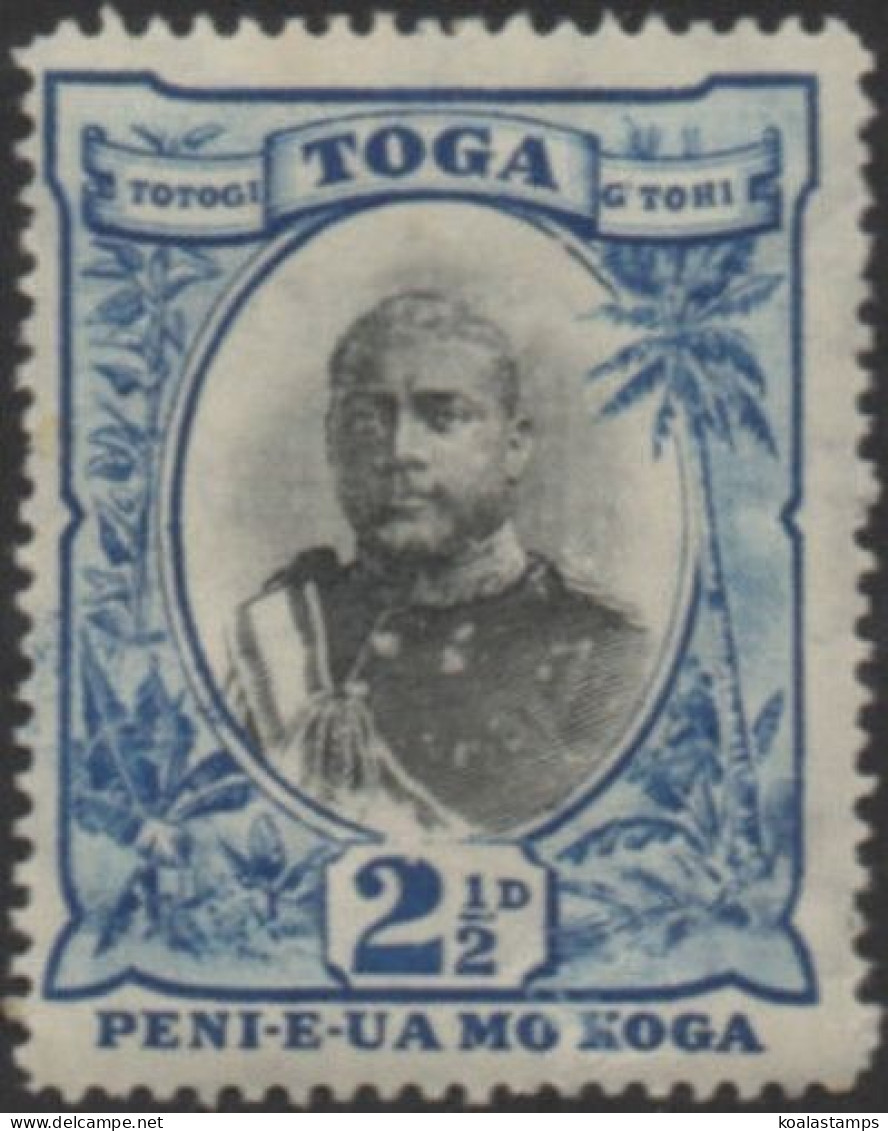 Tonga 1897 SG43 2½d King George II MH - Tonga (1970-...)